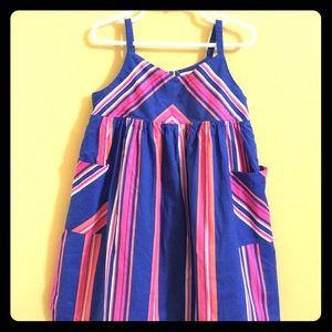 Girls’ 5T Old Navy  summer dress colorful stripes